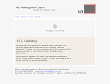 Tablet Screenshot of mplmarketing.com